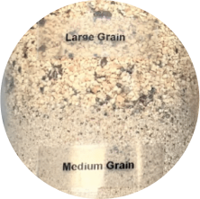 Leftovers are milled into a fine powder